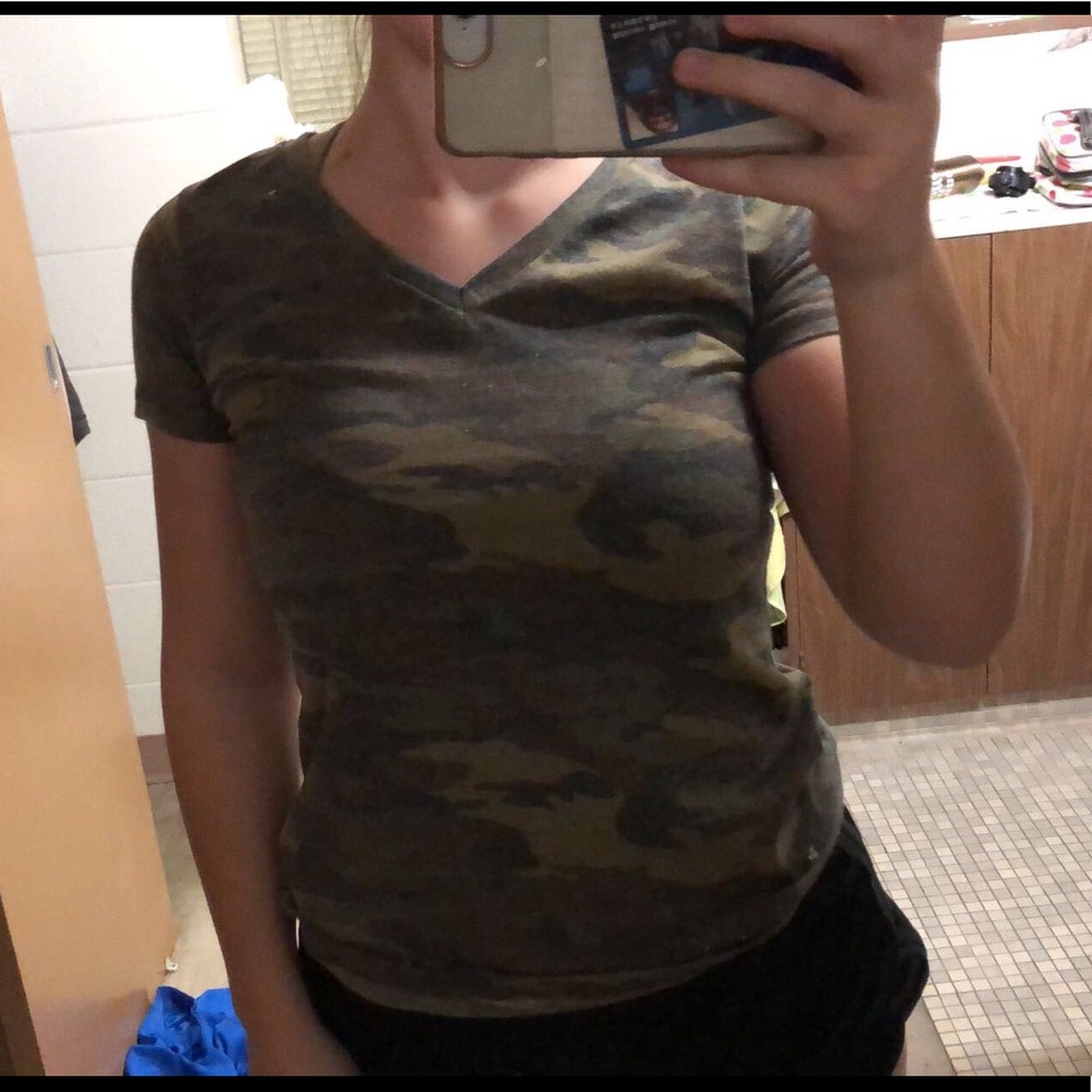 Camo Rue 21 favorite v-neck tee